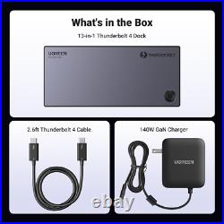 UGREEN Revodok Max 313, Thunderbolt 4 Dock (13-in-1) with Triple 4K@60Hz, Single UGREEN Revodok Max 313, Thunderbolt 4 Dock (13-in-1) with Triple 4K@60Hz, Single