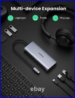 UGREEN USB C Docking Station 10 IN 1 Multiport Adapter with 4K HDMI, VGA, 3.5mm