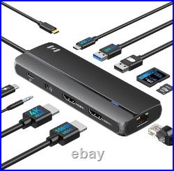 USB 3.0 Docking Station, 10 in 1 Laptop A/C 10 1 Station USB 3.0 Docking Station, 10 in 1 Laptop A/C 10 1 Station