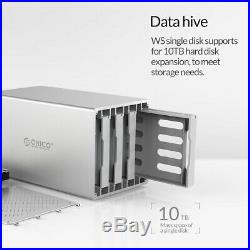 USB 3.0 & Raid ORICO Aluminium 4 Bay 3.5 SATA III HDD Docking Station 6 Gbps