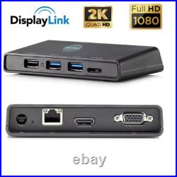 USB 3.0 to HDMI or VGA Docking Station Video Adapter with Displaylink Chip 7-in1 USB 3.0 to HDMI or VGA Docking Station Video Adapter with Displaylink Chip 7-in1