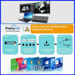 USB 3.0 to HDMI or VGA Docking Station Video Adapter with Displaylink Chip 7-in1 USB 3.0 to HDMI or VGA Docking Station Video Adapter with Displaylink Chip 7-in1