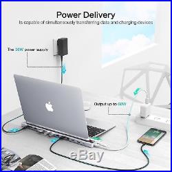 USB C Dock, UCOUSO 14-in-1 USB C Docking Station with Type C Power Delivery P