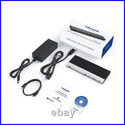 USB C Docking Station(13-in-1) 4K HDMI 2 Displayport 100W Charging RJ45 4 USB3.0 USB C Docking Station(13-in-1) 4K HDMI 2 Displayport 100W Charging RJ45 4 USB3.0