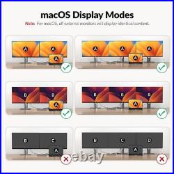 USB-C Docking Station AV Access 12-in-1 Triple Monitor 4K 100W PD Laptop Hub