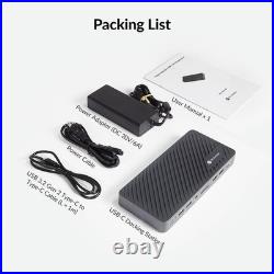 USB-C Docking Station AV Access 12-in-1 Triple Monitor 4K 100W PD Laptop Hub