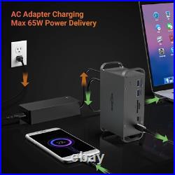 USB C Docking Station Dual Monitor 2 HDMI, Laptop Docking Station Triple Display USB C Docking Station Dual Monitor 2 HDMI, Laptop Docking Station Triple Display