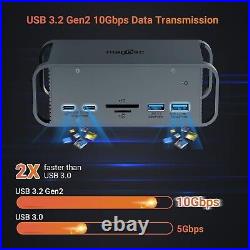 USB C Docking Station Dual Monitor 2 HDMI, Laptop Docking Station Triple Display USB C Docking Station Dual Monitor 2 HDMI, Laptop Docking Station Triple Display