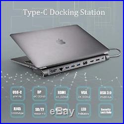 USB C Docking Station For MacBook Pro USB Type C Dock With HDMI Charging Port
