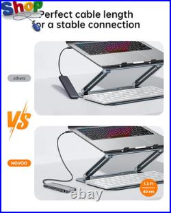 USB C Docking Station Quad Display, 14-In-1 Laptop Docking Station Dual Monitor USB C Docking Station Quad Display, 14-In-1 Laptop Docking Station Dual Monitor