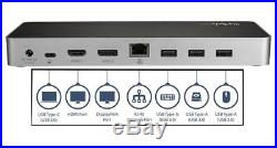 USB-C Dual 4K Monitor Docking Station for Laptops with 60W USB Power Delivery