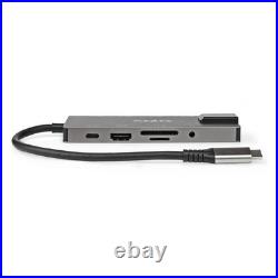 USB-C Thunderbolt Multiport Docking Station with 100w PD for Laptops & Macbooks
