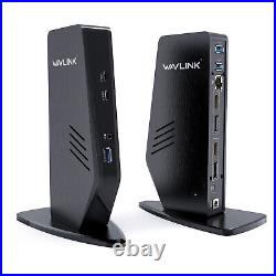 USB C Ultra HD Multiple-Display Docking Station 65W Laptop Charging 5K Dual 4K