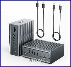 USB C Universal Laptop Docking Station 5K Display with 6 USB Ports L642
