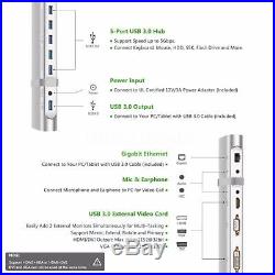 Ugreen Docking Station Laptop Universal Hdmi Usb 3.0 Dock Hub Ethernet Network