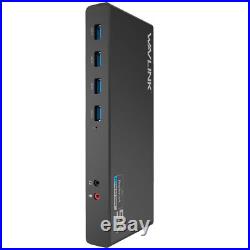 Universal USB-C Ultra 5K Charge Dock Station Dual Video HDMI for Mac Win10 Wu