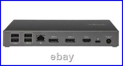 Usb-C Triple 4K Monitor Docking Station Usb/Hdmi/DP/Ethernet/Sd/Power Delivery
