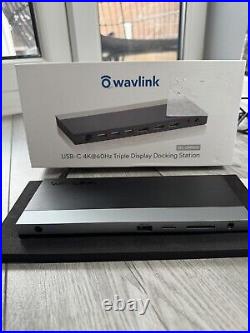 WAVLINK 13-in-1 USB C Docking Station Triple Display Type C Dock 65W Charging