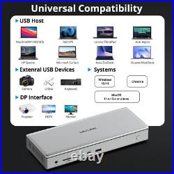 WAVLINK 4x DisplayPort DisplayLink Docking Station Dual 8K@60Hz Quad 4K@60Hz WAVLINK 4x DisplayPort DisplayLink Docking Station Dual 8K@60Hz Quad 4K@60Hz