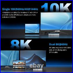WAVLINK 4x DisplayPort DisplayLink Docking Station Dual 8K@60Hz Quad 4K@60Hz WAVLINK 4x DisplayPort DisplayLink Docking Station Dual 8K@60Hz Quad 4K@60Hz