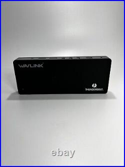 WAVLINK 8K Dual DisplayPort Thunderbolt 3 Docking Station, 60 W Charging