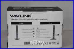 WAVLINK Aluminum USB-c Ultra 5k Universal Docking Station