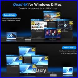 WAVLINK Global First DL7400 USB C DisplayLink Premium Docking Station, 2xHDMI an