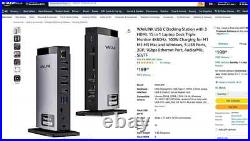 WAVLINK Thunderbolt 4 Docking Station 15 in 1 USB-C, HDMI Triple Monitor 4K@60Hz WAVLINK Thunderbolt 4 Docking Station 15 in 1 USB-C, HDMI Triple Monitor 4K@60Hz