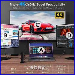 WAVLINK Thunderbolt 4 Docking Station 15 in 1 USB-C, HDMI Triple Monitor 4K@60Hz WAVLINK Thunderbolt 4 Docking Station 15 in 1 USB-C, HDMI Triple Monitor 4K@60Hz