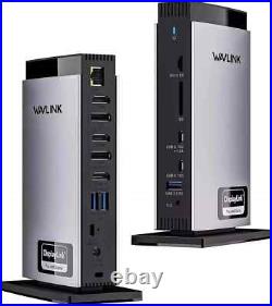 WAVLINK Thunderbolt 4 Docking Station 15 in 1 USB-C, HDMI Triple Monitor 4K@60Hz WAVLINK Thunderbolt 4 Docking Station 15 in 1 USB-C, HDMI Triple Monitor 4K@60Hz