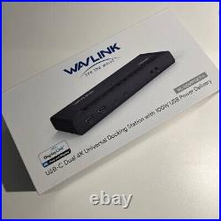 WAVLINK UG69PD2Pro, 13-in-1 USB C Docking Station Dual Monitor
