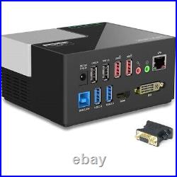 WAVLINK USB 3.0 Universal Docking Station Dual Video with DVI/HDMI, USB Ports
