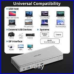 WAVLINK USB C DisplayLink (DL7400) Premium Docking Station (15 IN ONE) USB WAVLINK USB C DisplayLink (DL7400) Premium Docking Station (15 IN ONE) USB