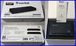WAVLINK USB-C Dual 4K Universal Docking Station with100W Power Supply (D276)
