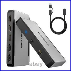 WAVLINK Universal USB-C Triple 4K@60Hz Display Docking Station 100W PD HDMI DP WAVLINK Universal USB-C Triple 4K@60Hz Display Docking Station 100W PD HDMI DP