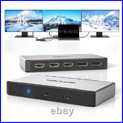 WAVLINK Universal USB-C Triple 4K@60Hz Display Docking Station 100W PD HDMI DP WAVLINK Universal USB-C Triple 4K@60Hz Display Docking Station 100W PD HDMI DP