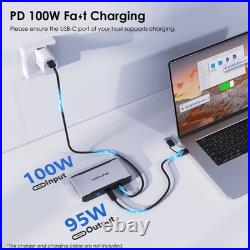 WAVLINK Universal USB-C Triple 4K@60Hz Display Docking Station 100W PD HDMI DP WAVLINK Universal USB-C Triple 4K@60Hz Display Docking Station 100W PD HDMI DP