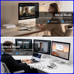 WAVLINK Universal USB-C Triple 4K@60Hz Display Docking Station 100W PD HDMI DP WAVLINK Universal USB-C Triple 4K@60Hz Display Docking Station 100W PD HDMI DP