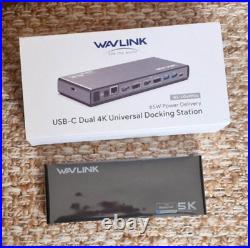 WAVLINK WL-UG69PD6 USB-C Dual 4K Universal Docking Station