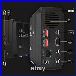 WD BLACK D50 2TB NVMe SSD Game Dock, Thunderbolt 3, DisplayPort 1.4, 2x USB-C