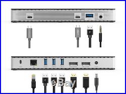 Wavlink Thunderbolt 3 USB-C 8K Docking Station 60W Charging Dual DisplayPort 1.4