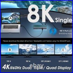 Wavlink Thunderbolt 4 Docking Station 4x 4K Monitors 98W Charging 40GbpsTransfer Wavlink Thunderbolt 4 Docking Station 4x 4K Monitors 98W Charging 40GbpsTransfer