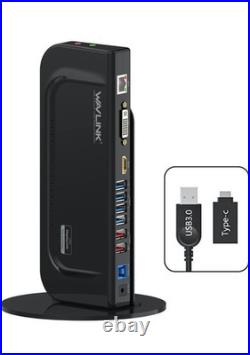 Wavlink USB 3.0 Dual-Display Universal Docking Station (Model WL-UG39DK4V) Wavlink USB 3.0 Dual-Display Universal Docking Station (Model WL-UG39DK4V)