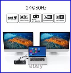Wavlink USB 3.0 Dual-Display Universal Docking Station (Model WL-UG39DK4V) Wavlink USB 3.0 Dual-Display Universal Docking Station (Model WL-UG39DK4V)