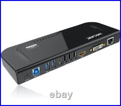 Wavlink USB 3.0 Dual-Display Universal Docking Station (Model WL-UG39DK4V) Wavlink USB 3.0 Dual-Display Universal Docking Station (Model WL-UG39DK4V)