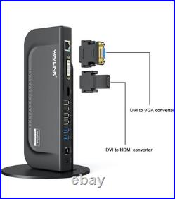 Wavlink USB 3.0 Dual-Display Universal Docking Station (Model WL-UG39DK4V) Wavlink USB 3.0 Dual-Display Universal Docking Station (Model WL-UG39DK4V)