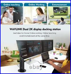 Wavlink USB 3.0 Dual-Display Universal Docking Station (Model WL-UG39DK4V) Wavlink USB 3.0 Dual-Display Universal Docking Station (Model WL-UG39DK4V)