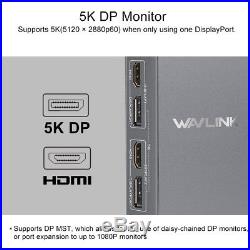 Wavlink USB C Dock, Ultra 5K HD Multiple Display Universal Docking Station