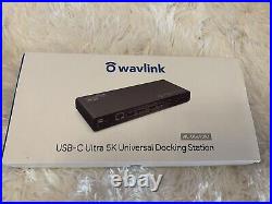 Wavlink USB-C Dual 5K Universal Docking Station WL-UG69DK1 Brand New Ex-Display