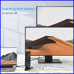 Wavlink USB C Dual Monitor Dock Dual HMDI Laptop Docking Station with 65W Charging